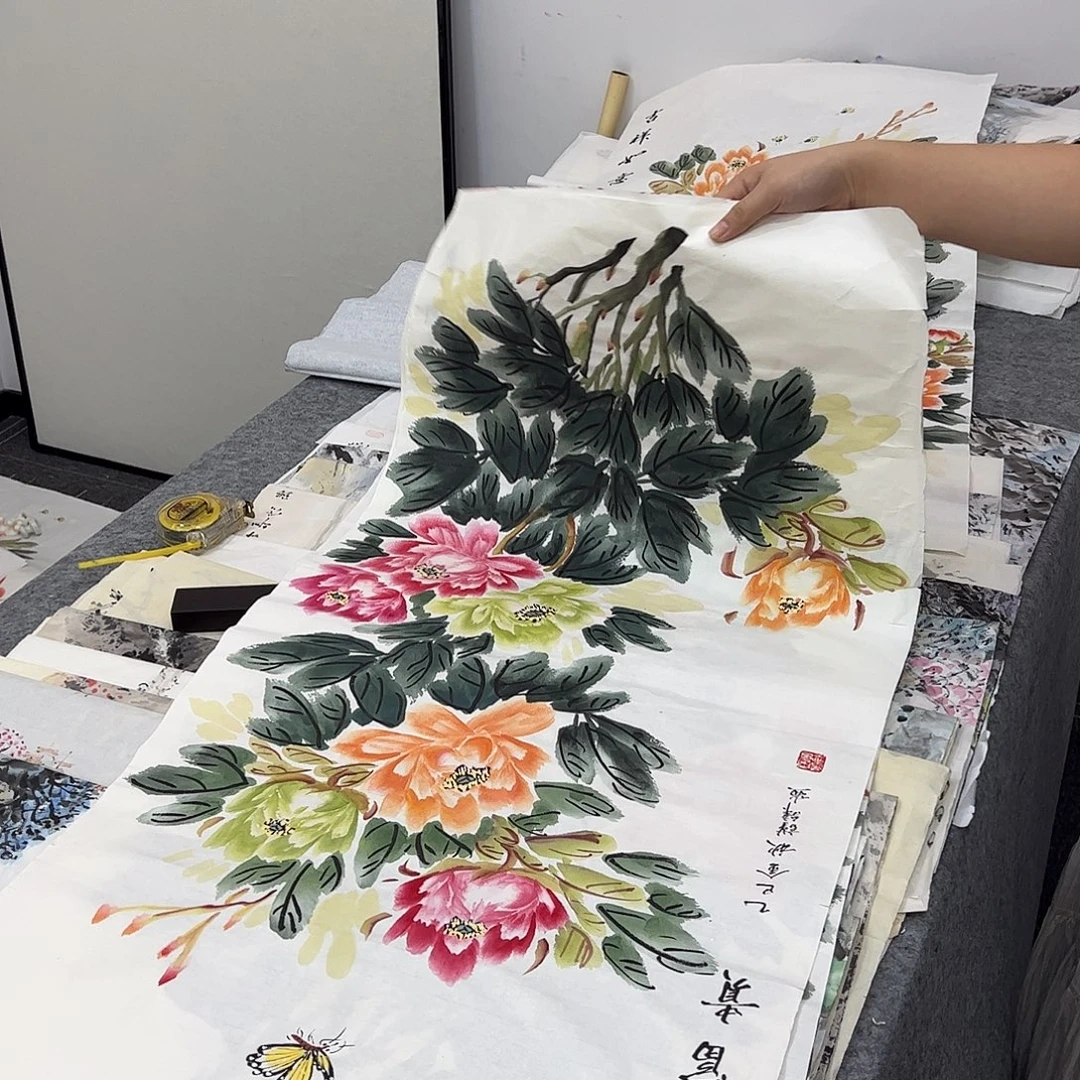 国画国画作品手绘实稿