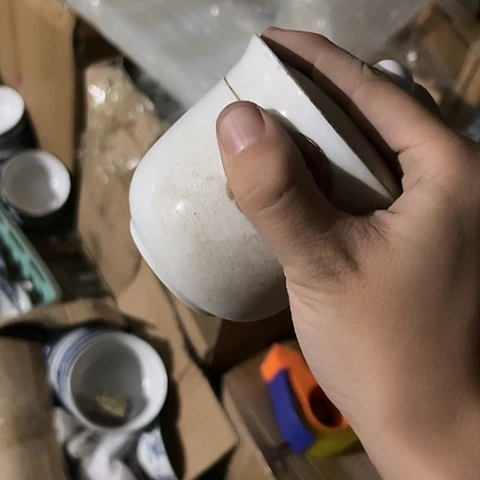 陶瓷炖盅一个果果老底有脱金