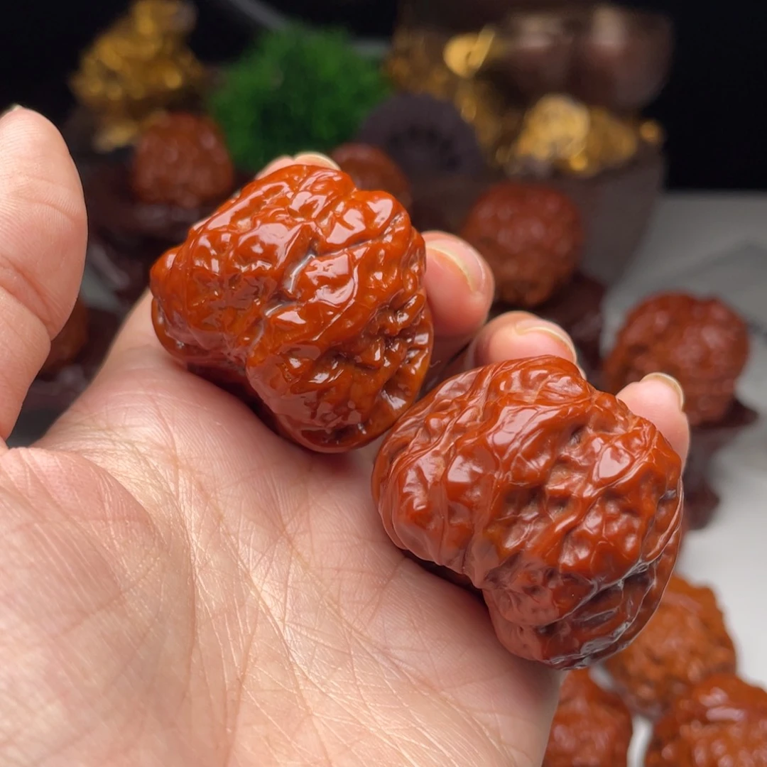 文玩核桃把件39蛤蟆头编号3901