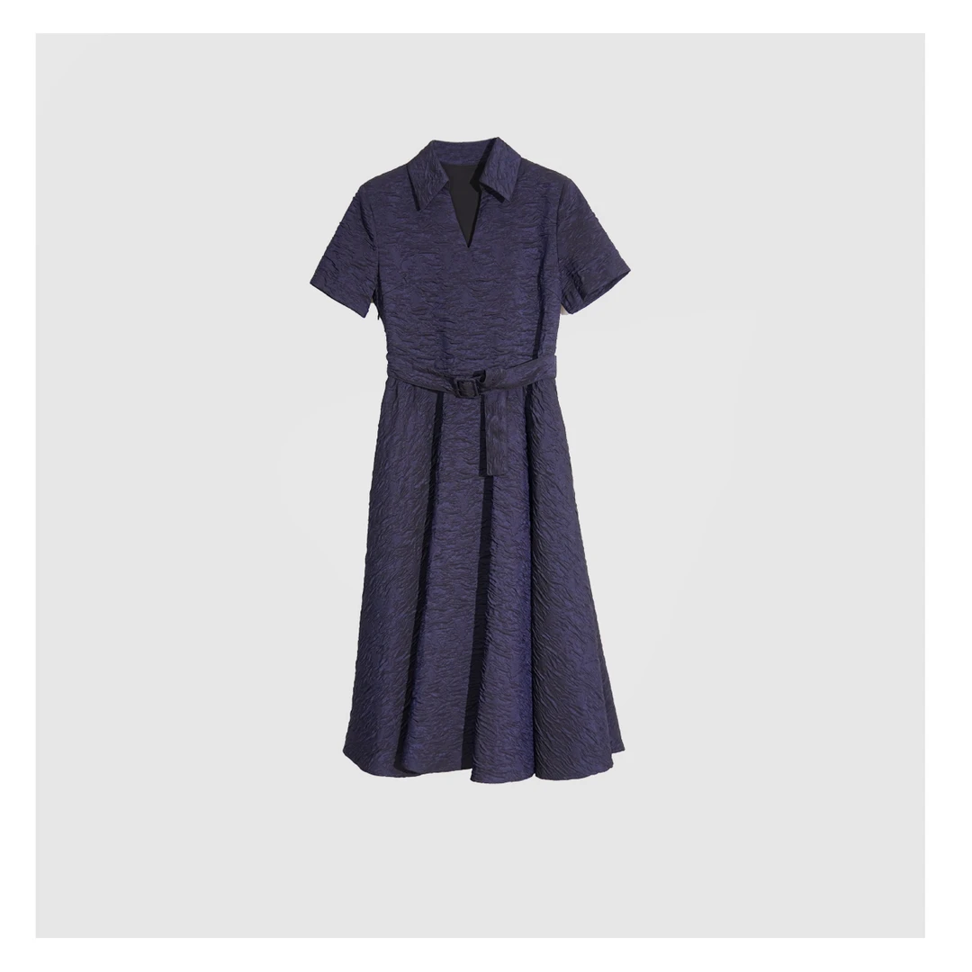 2025新款D家奢定浮雕系列·明星同款连衣裙 560903