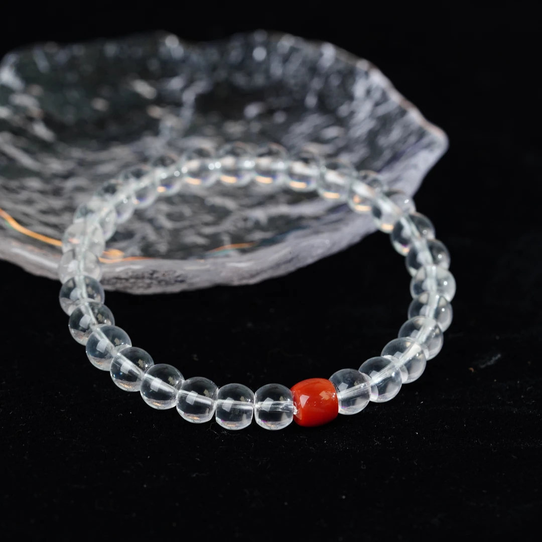 【小北好物】水晶DIY单圈手串-17QL01X1330【多样性发一件】约5*7mm