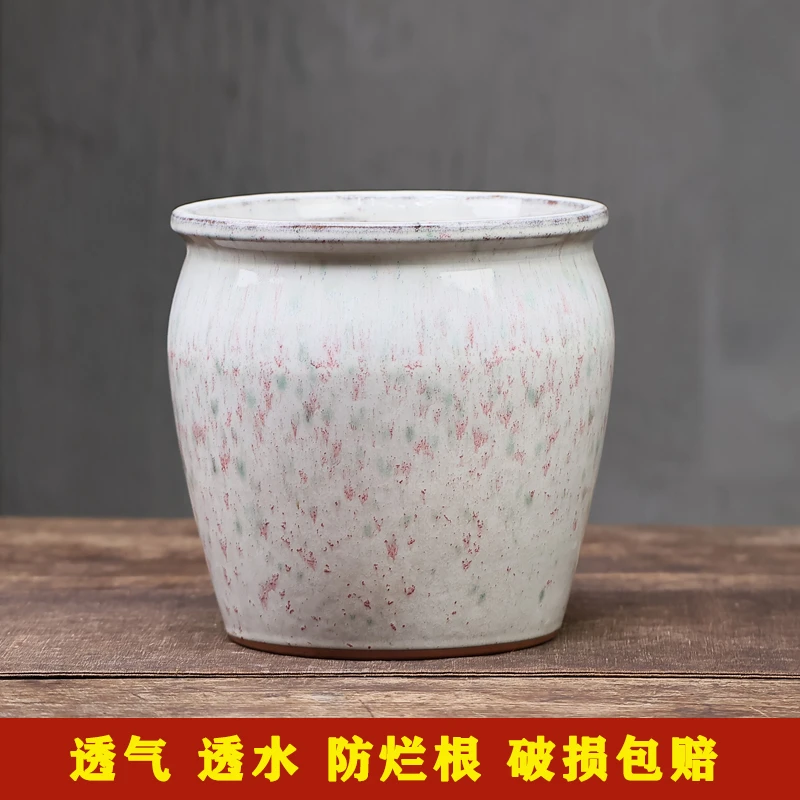 高20口20cm大号粗陶花盆适合三角梅法师老桩等绿植盆栽