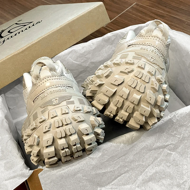 官方正品做旧巴黎轮胎鞋厚底增高夏季透气运动炸街休闲男款女情侣