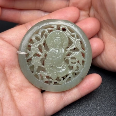 和田玉挂件未镶嵌进*