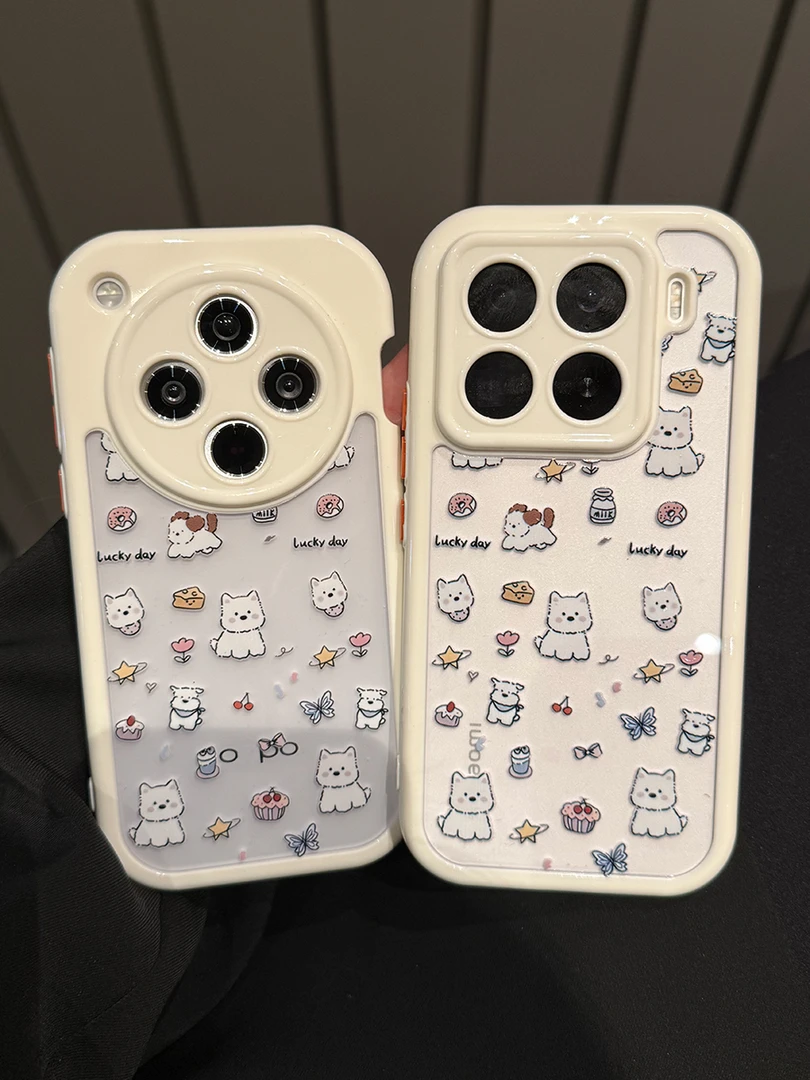 可爱兔子适用opporeno14/vivo手机壳小米15红米华为80荣耀400苹果