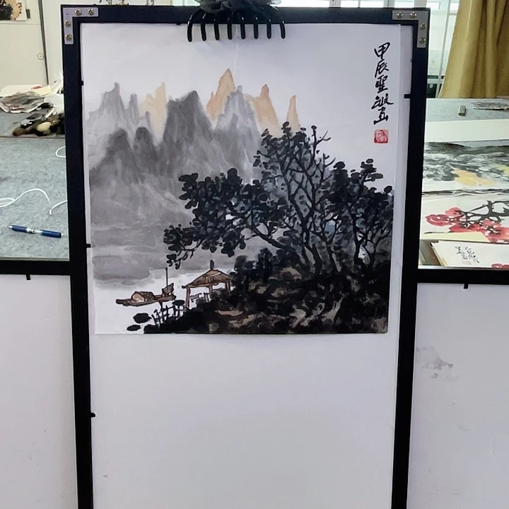 国画张圣敏先生纯手绘作品