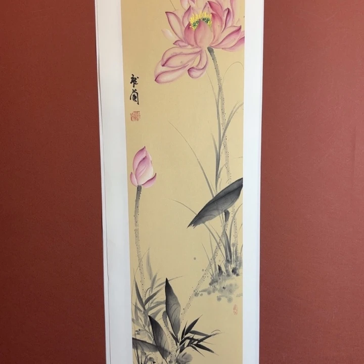国画听兰老师花鸟