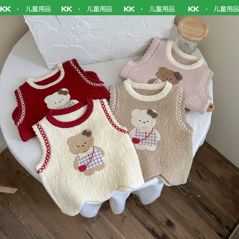 KK树【断码】小五班原创新款韩版儿童毛衣2025秋冬季女童YeeHo0英氏