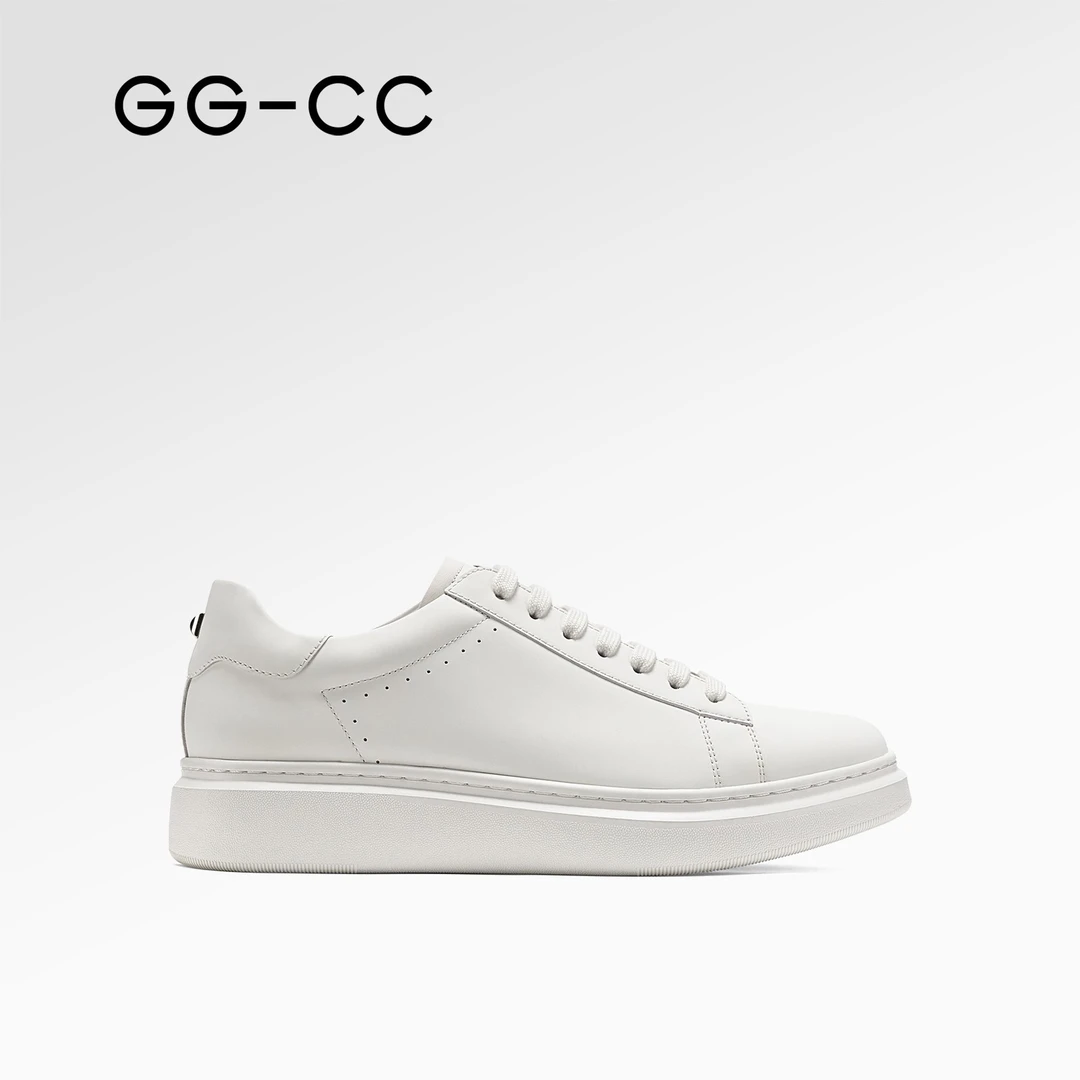 【男鞋】GG-CC秋季新款男士休闲鞋小白鞋百搭运动厚底板鞋子3117