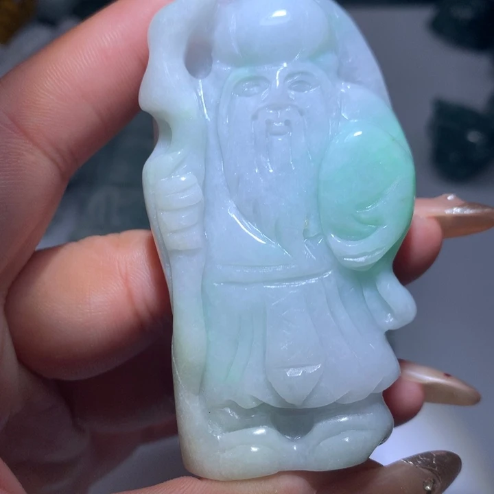 翡翠未镶嵌颈饰保真天然A货翡翠