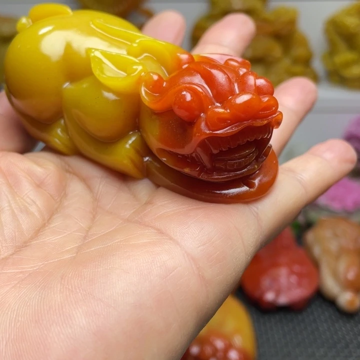 奇石貔貅手把件清仓特价