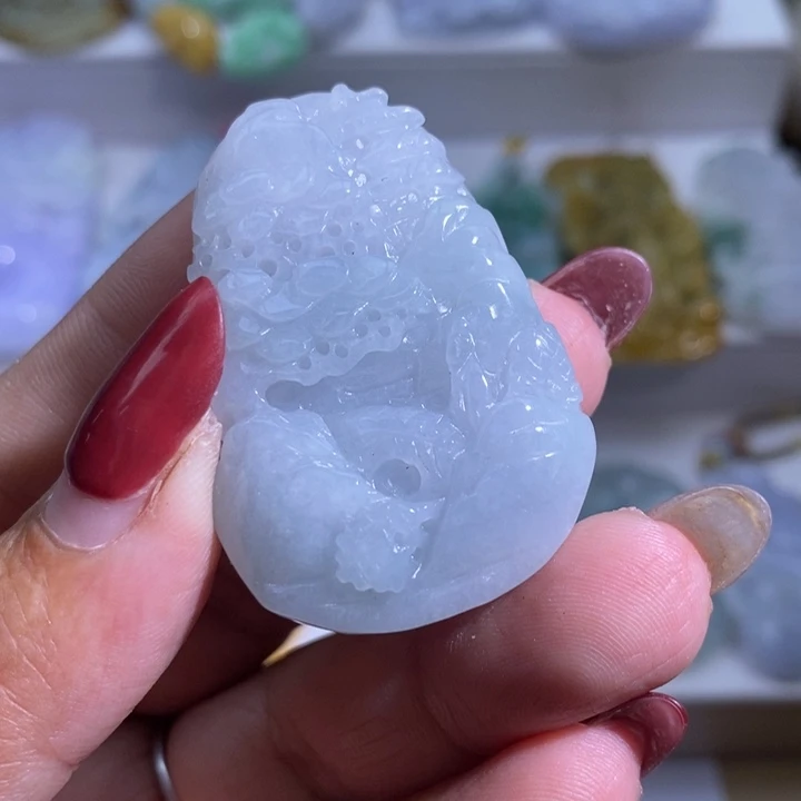 【闪购商品】翡翠挂件未镶嵌山水