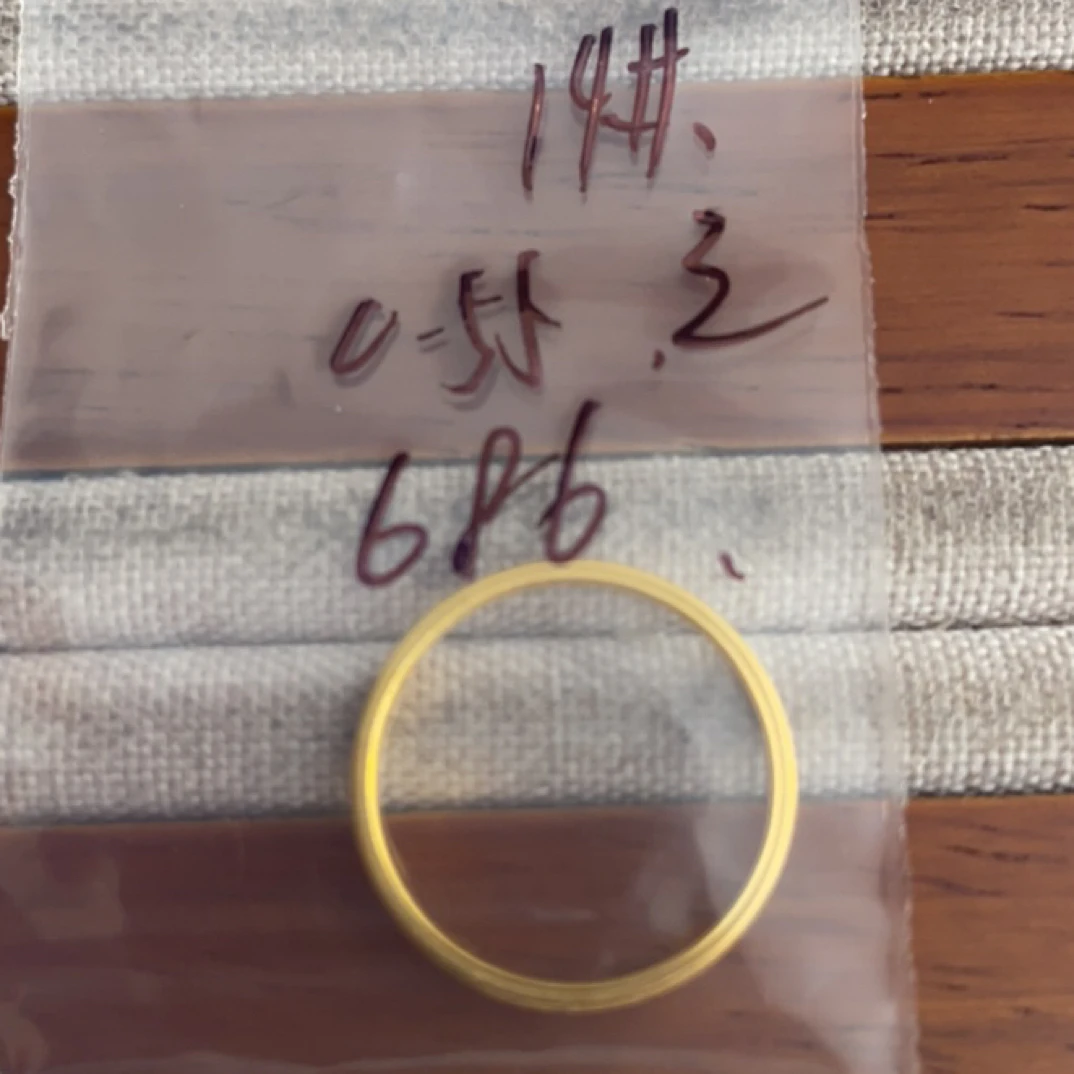 克重0.55 14号 三生三世戒指 足金999