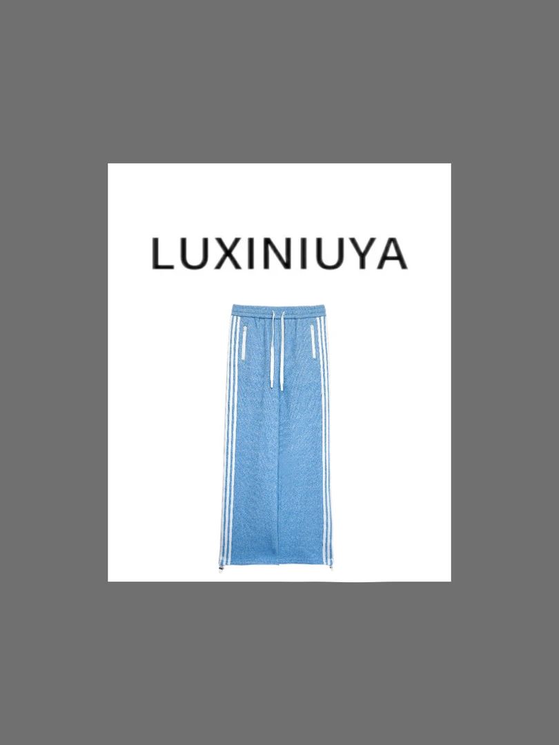 【LUXINIUYA】“青春纪念裤”新款青春活力感四杠运动羊毛裤#K0580