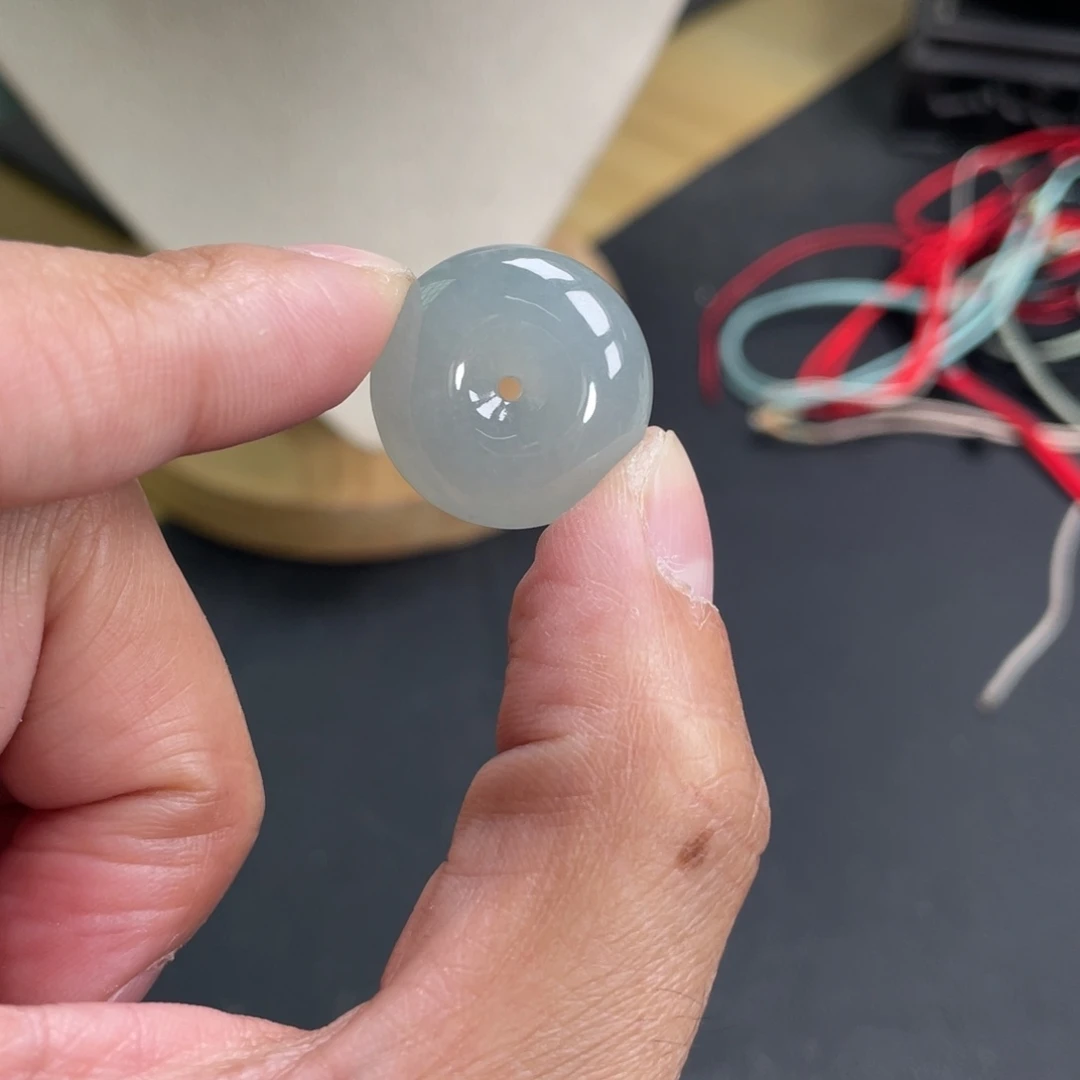 翡翠未镶嵌颈饰21.3-6.9