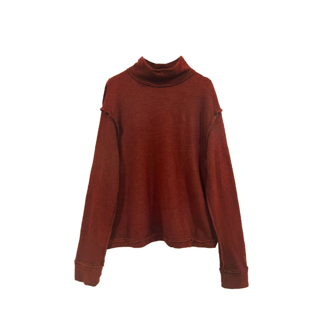 妆點家  云雾里  羊毛    棉   圆机针织T   Y24FW  3061