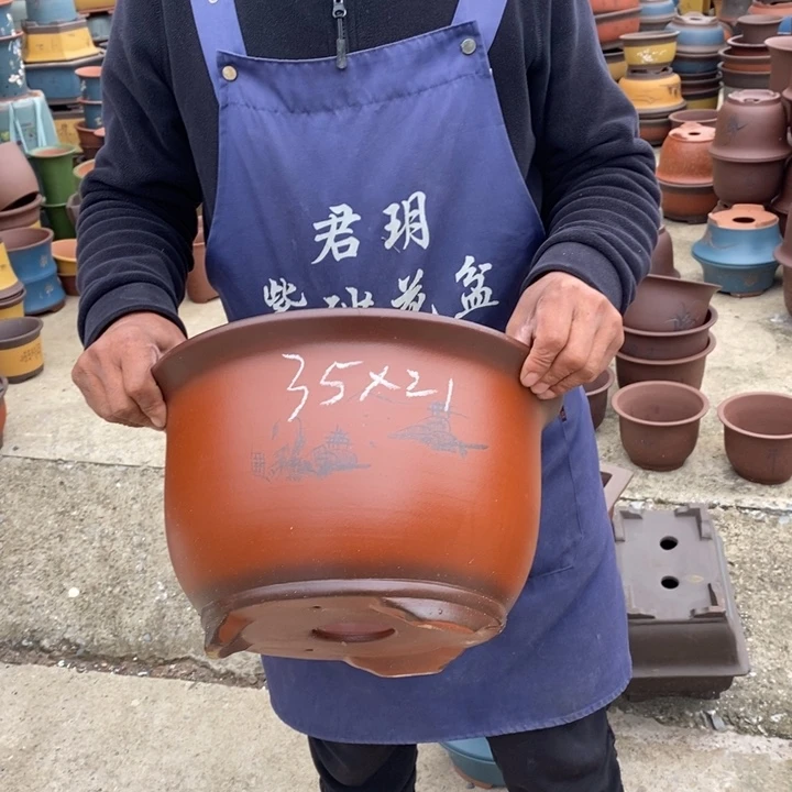 紫砂花盆紫砂花盆