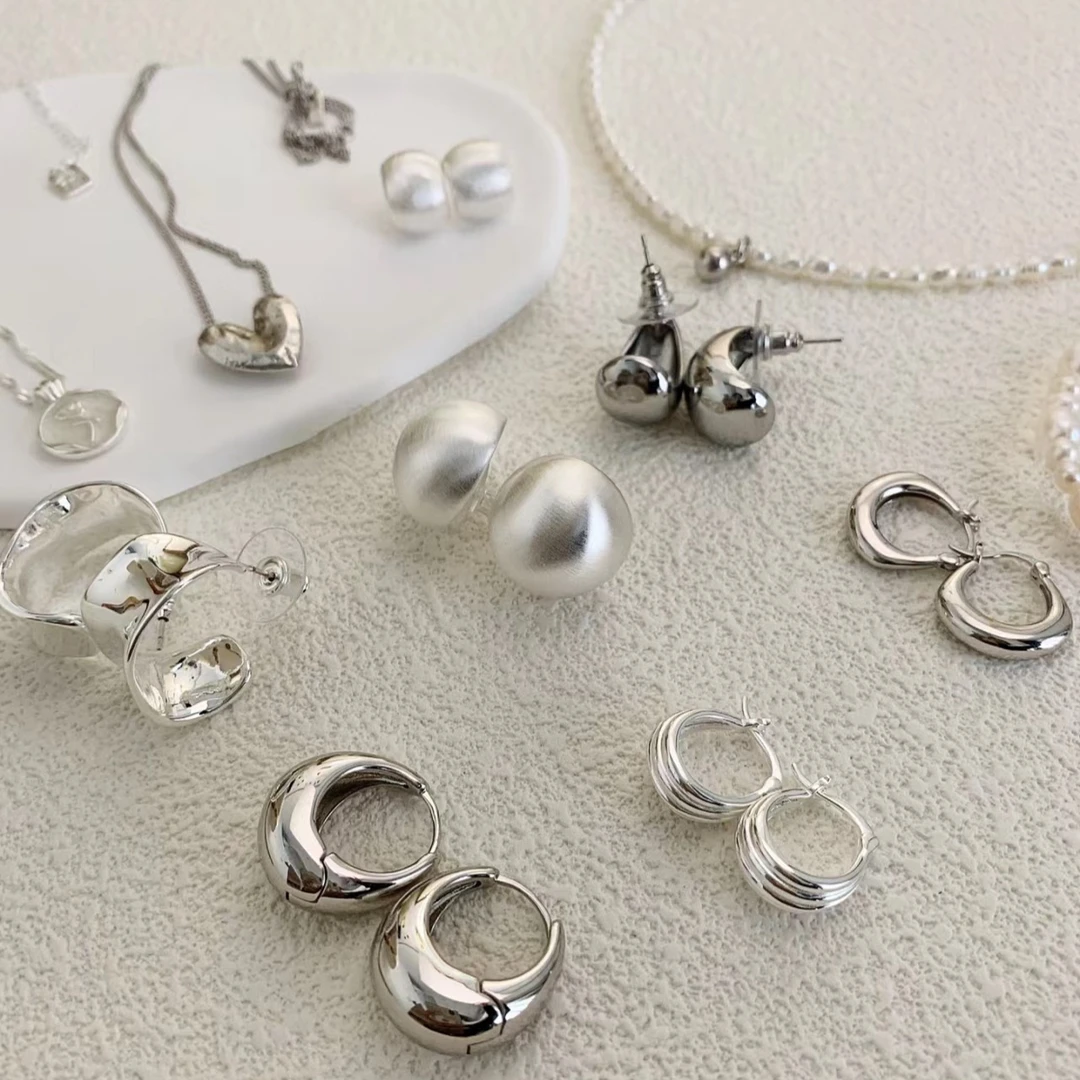 铜合金耳饰 直播间专属链接冷淡风耳饰高级感耳环百搭饰品