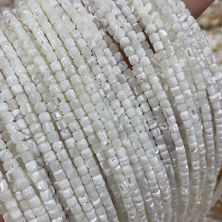 合金玛瑙/玉髓珠宝半成品一条3.8mm精品马蹄螺鼓珠