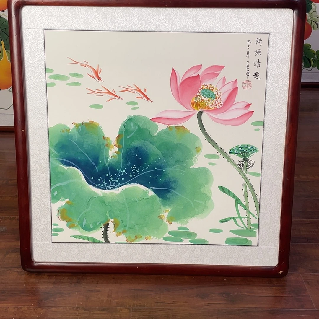 国画带框尺寸63*63厘米