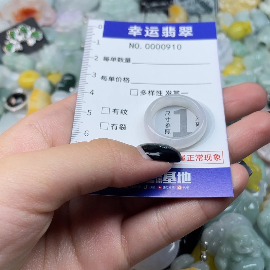 翡翠未镶嵌颈饰910