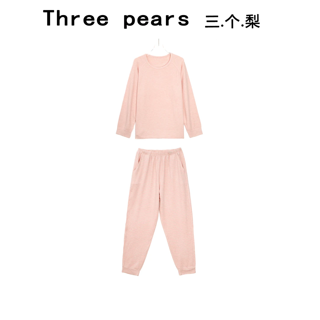 秋冬新款家居服德绒套装WO0009