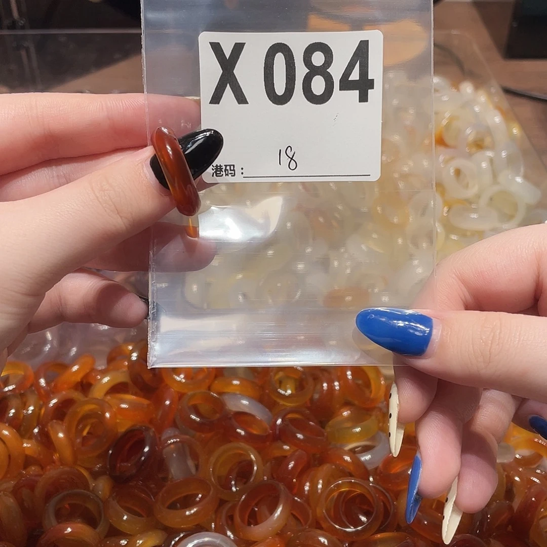 玛瑙/玉髓未镶嵌戒指084