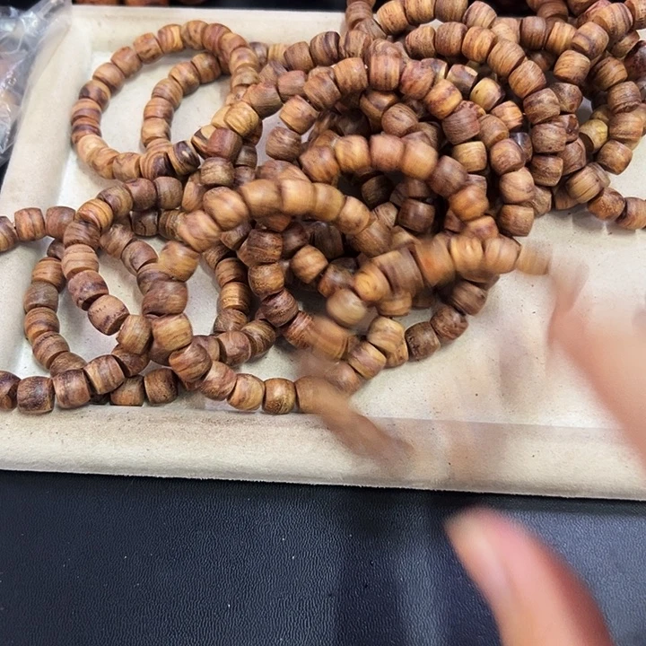 黄花梨/降香黄檀手串/手链11mm直切桶珠