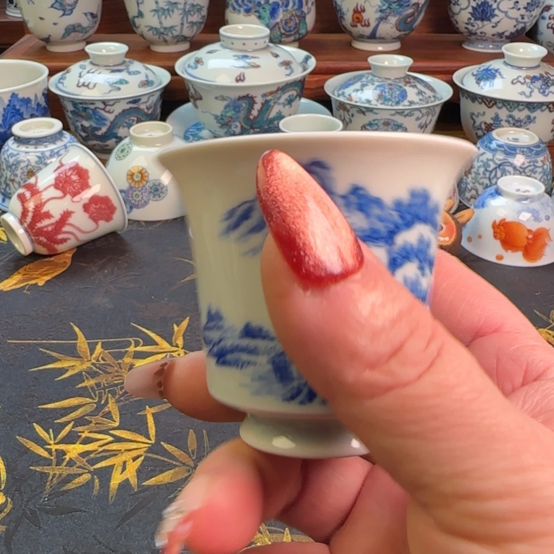 山水马蹄主人杯一个