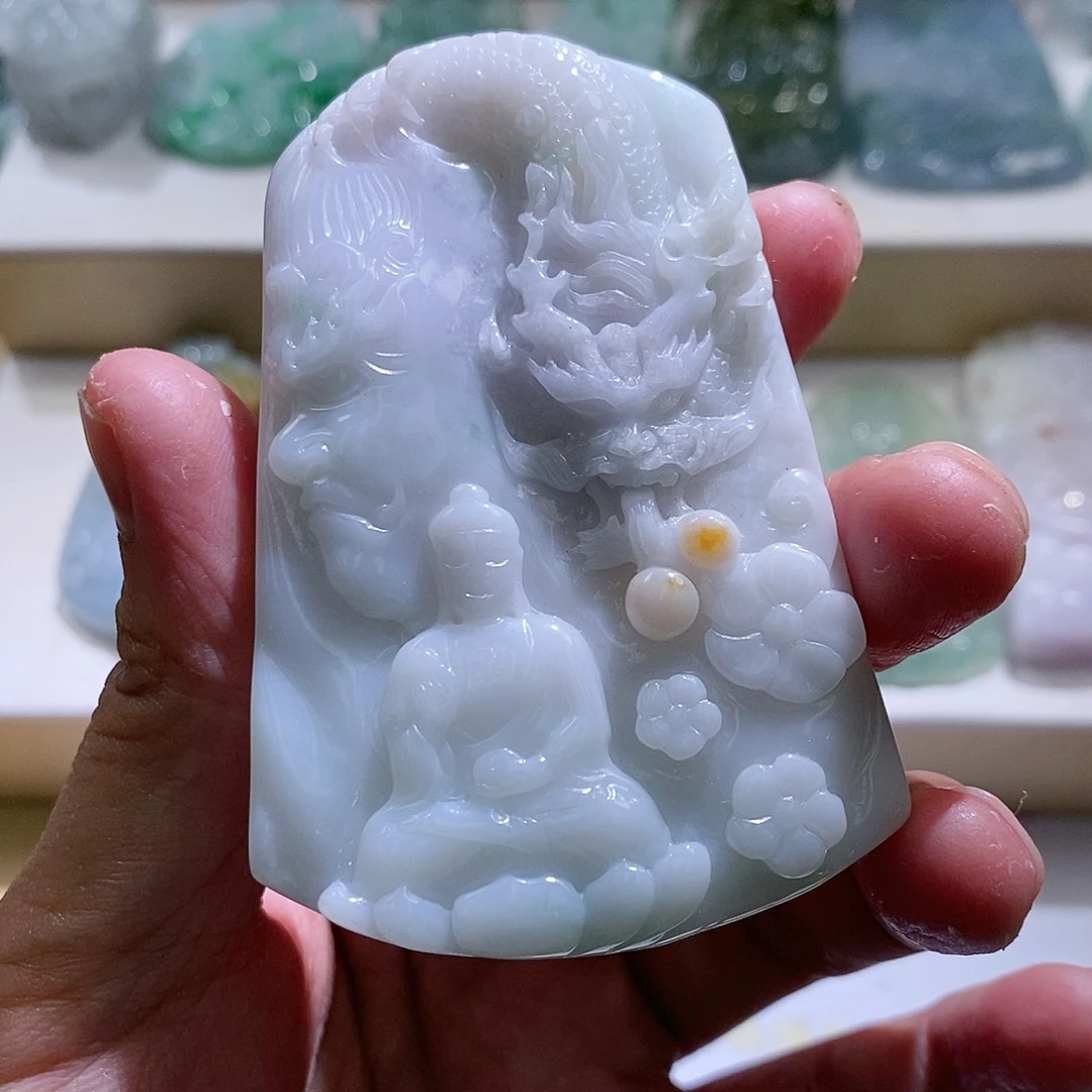 【闪购商品】翡翠颈饰未镶嵌阿咪