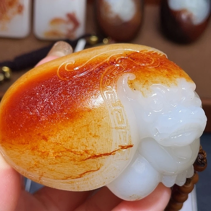 和田玉未镶嵌颈饰X7