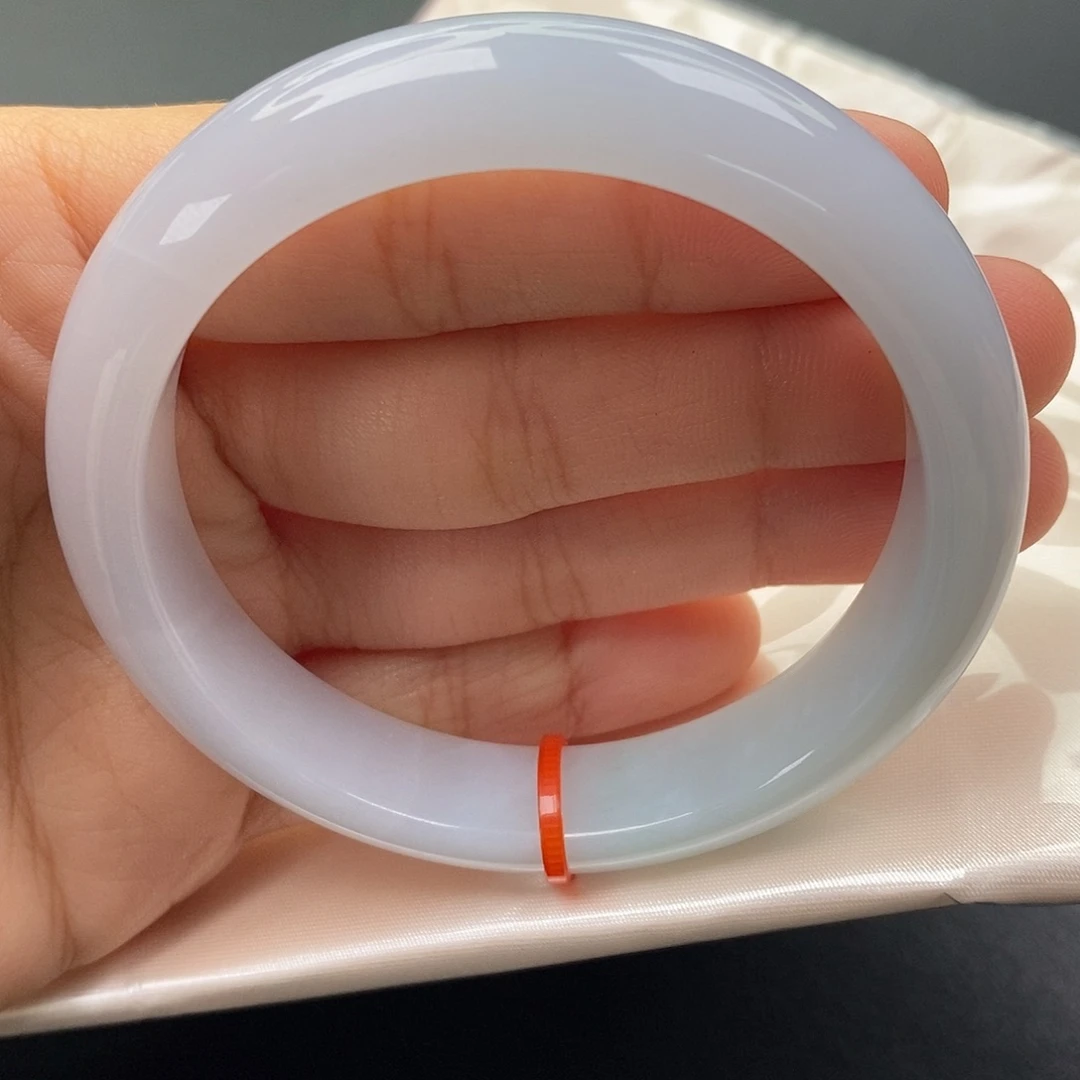 翡翠未镶嵌手镯55正圈