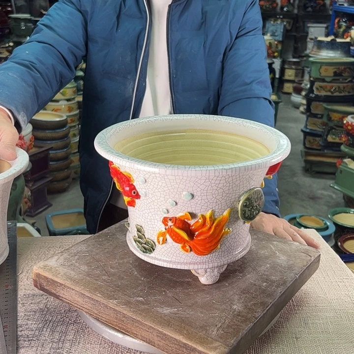 闫***2泳坤堂石湾花盆陶瓷