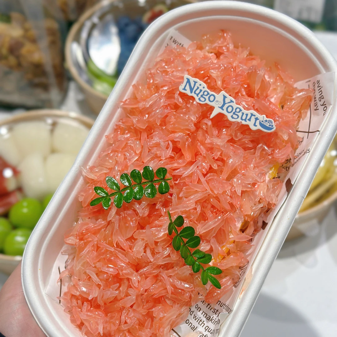 网红一次性850ml椭圆形盒子+高透PET盖子  300套带盖