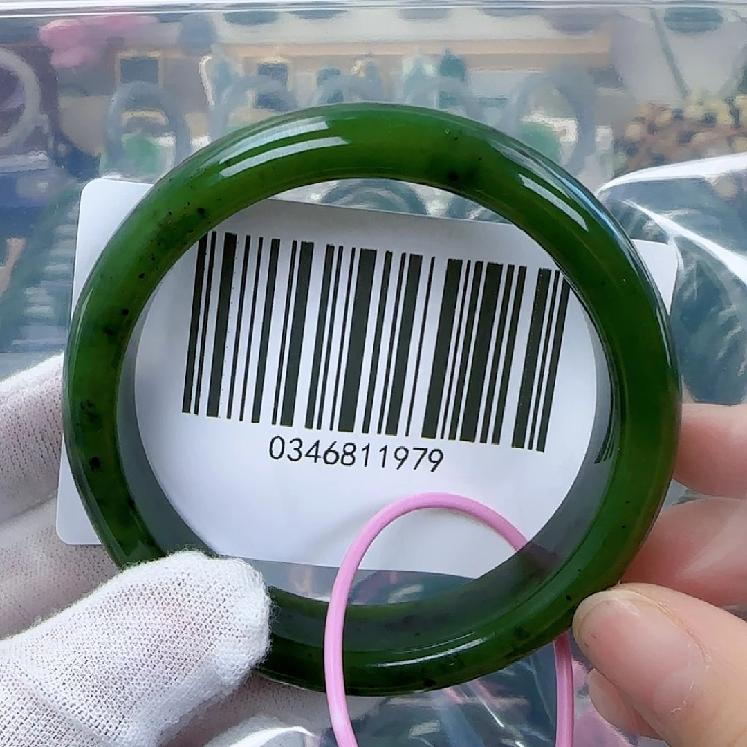 和田玉（碧玉）手镯未镶嵌5859