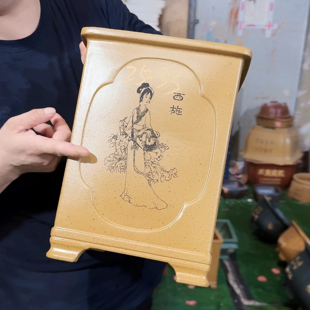 紫砂花盆紫砂花盆