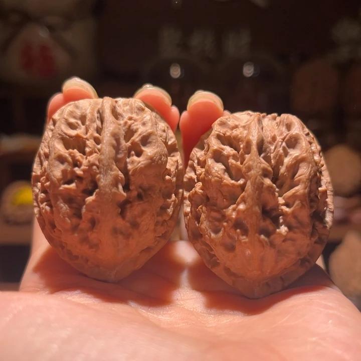 文玩核桃把件霸王墩65