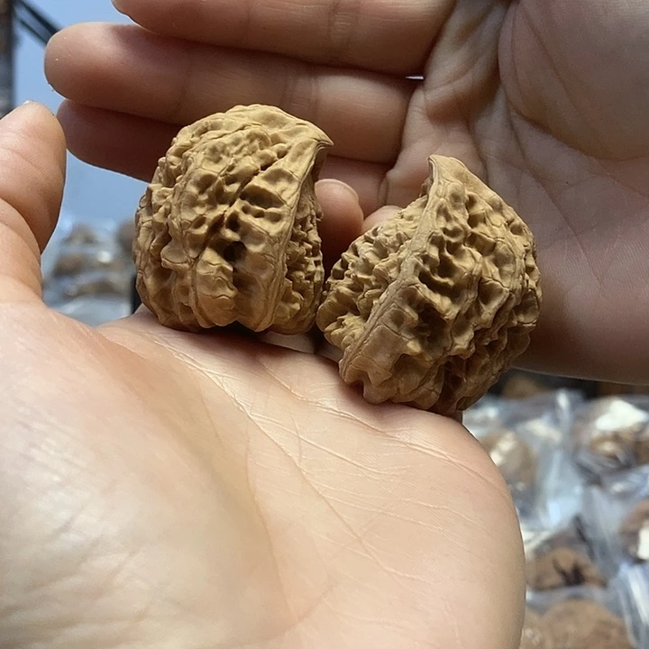 文玩核桃把件42蛇头