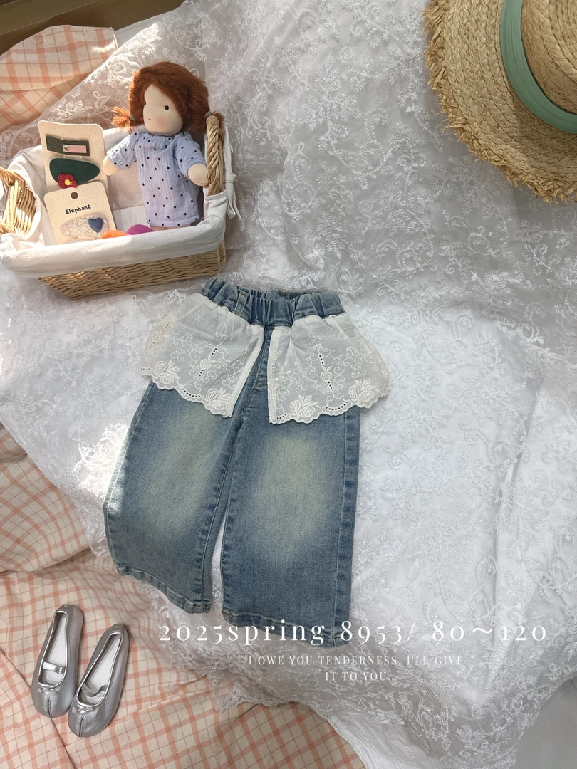 【BaoBao】春款洋气女童牛仔裤8953