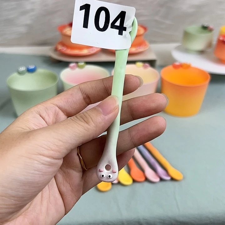 摆件搅拌勺104紫绿