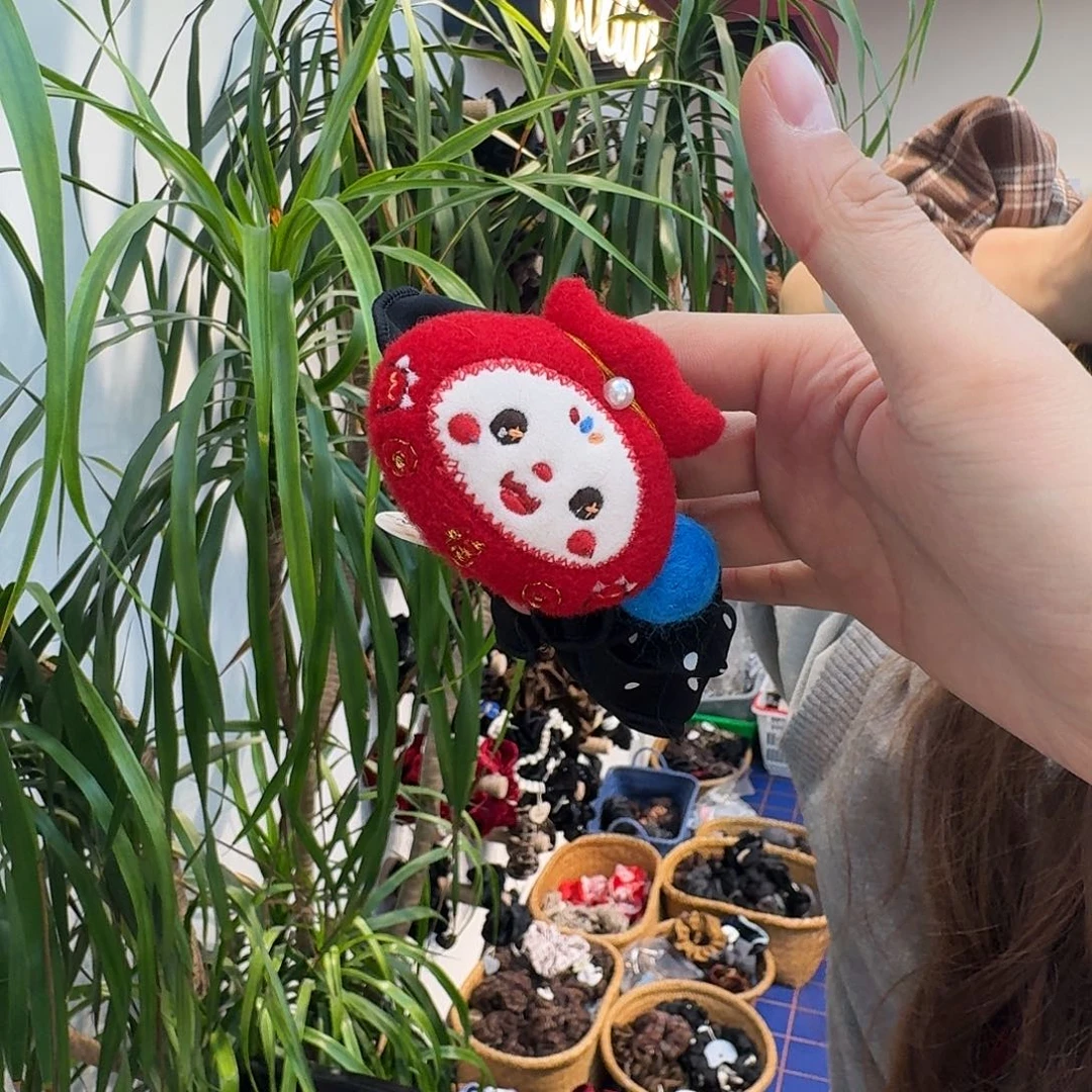 布艺非金属新年款发圈