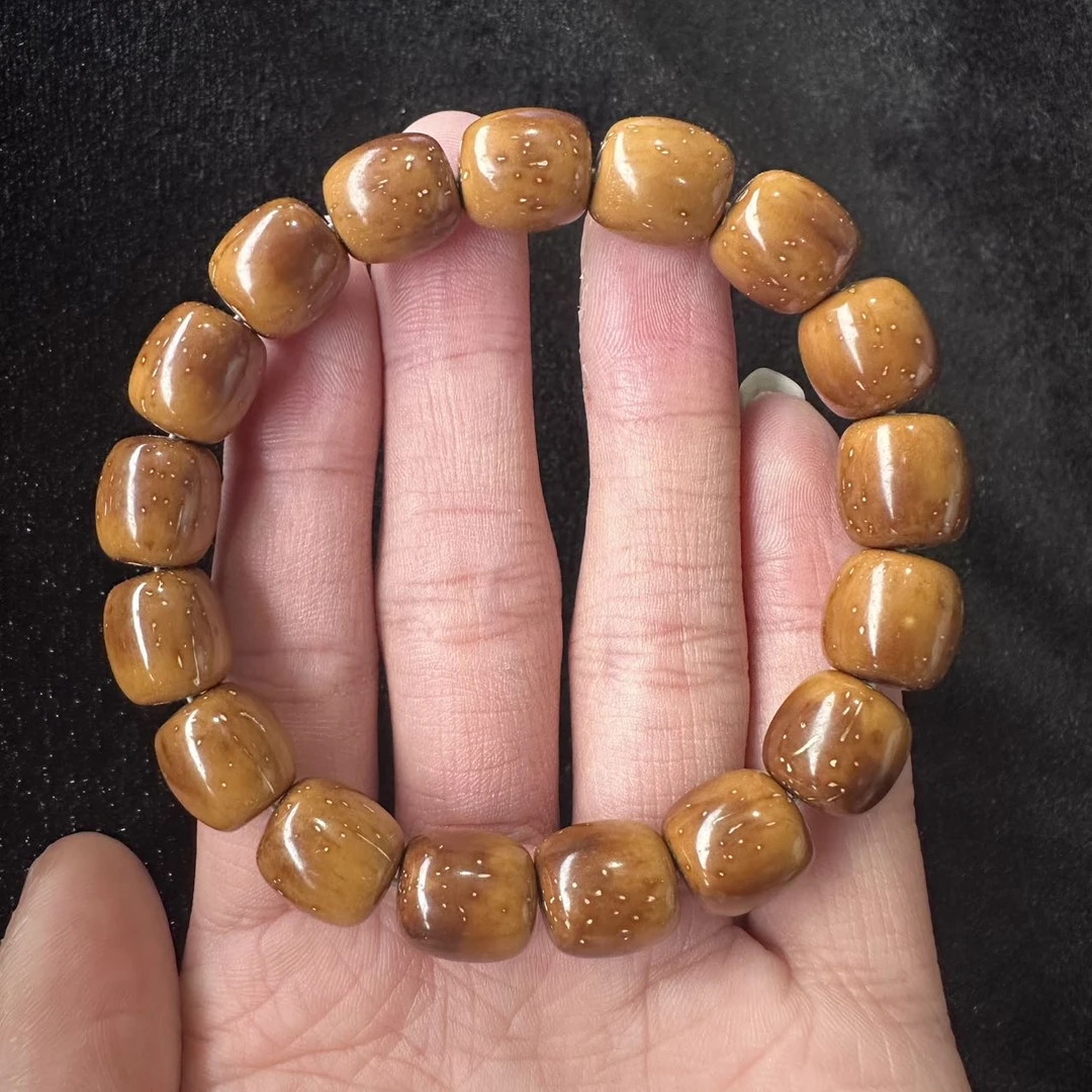 【老胡严选】23 G14415-紫金鼠黄金甲单圈手串-多样性发其一-12mm