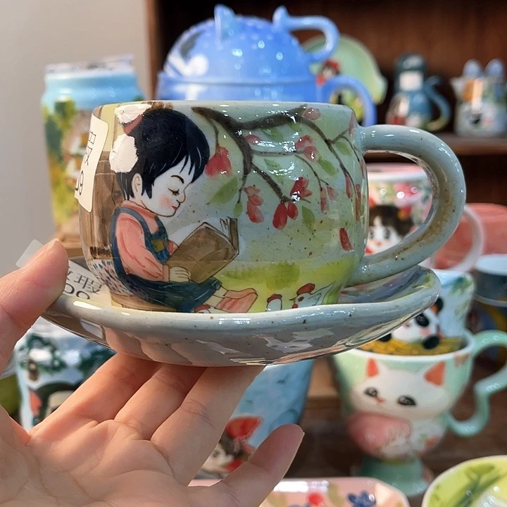 陶景德镇釉下手绘陶瓷