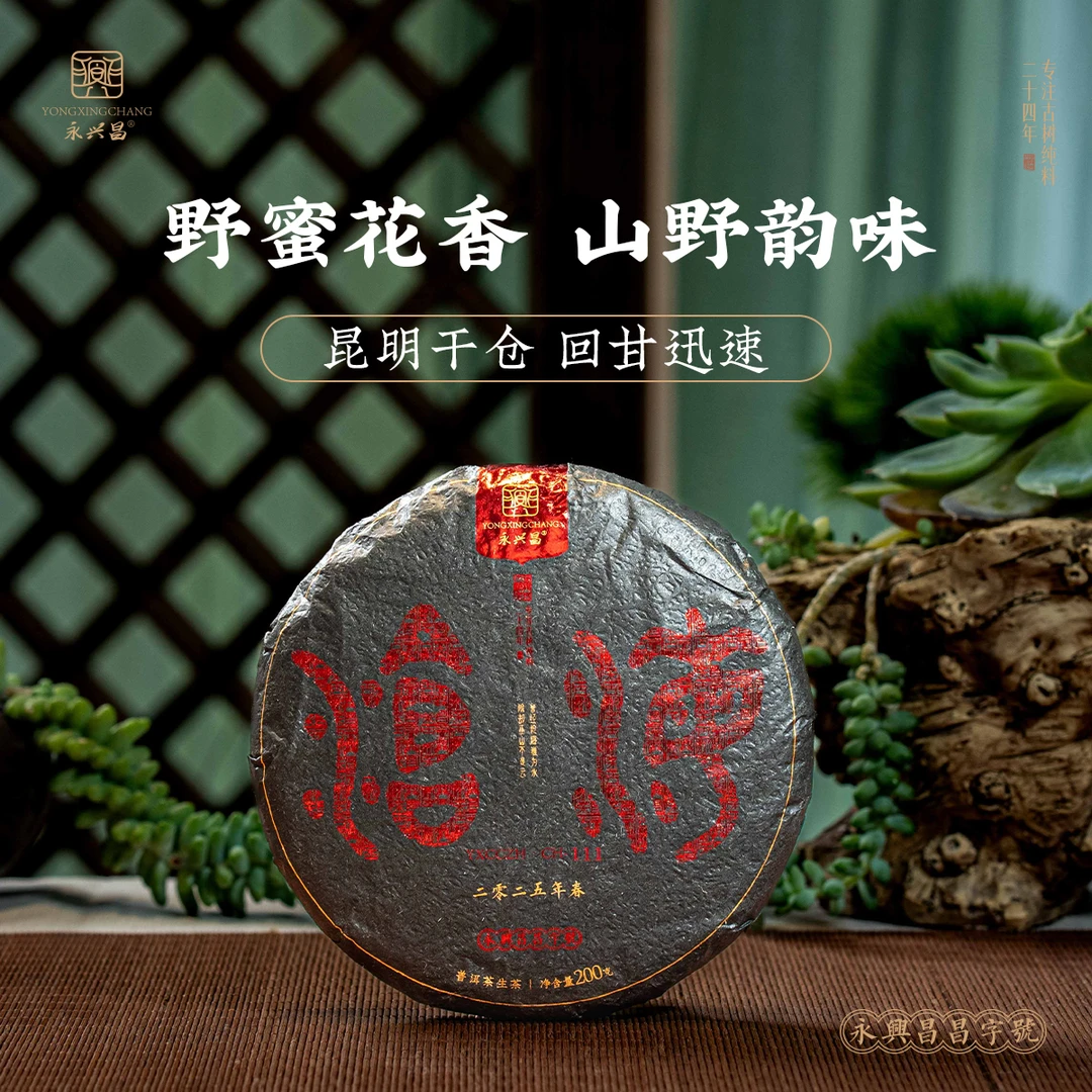 【四周年——工资单】2025年沧海200g生茶饼——易武品质高货支持溯源