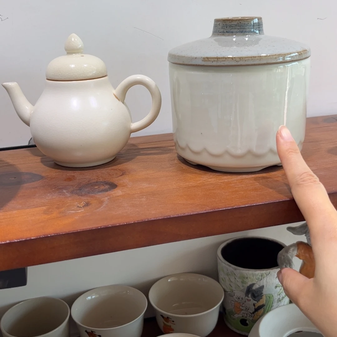 塑料景德镇粗陶复古盘碗微瑕