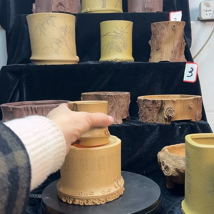 泥塑全手工制作暧茶炉