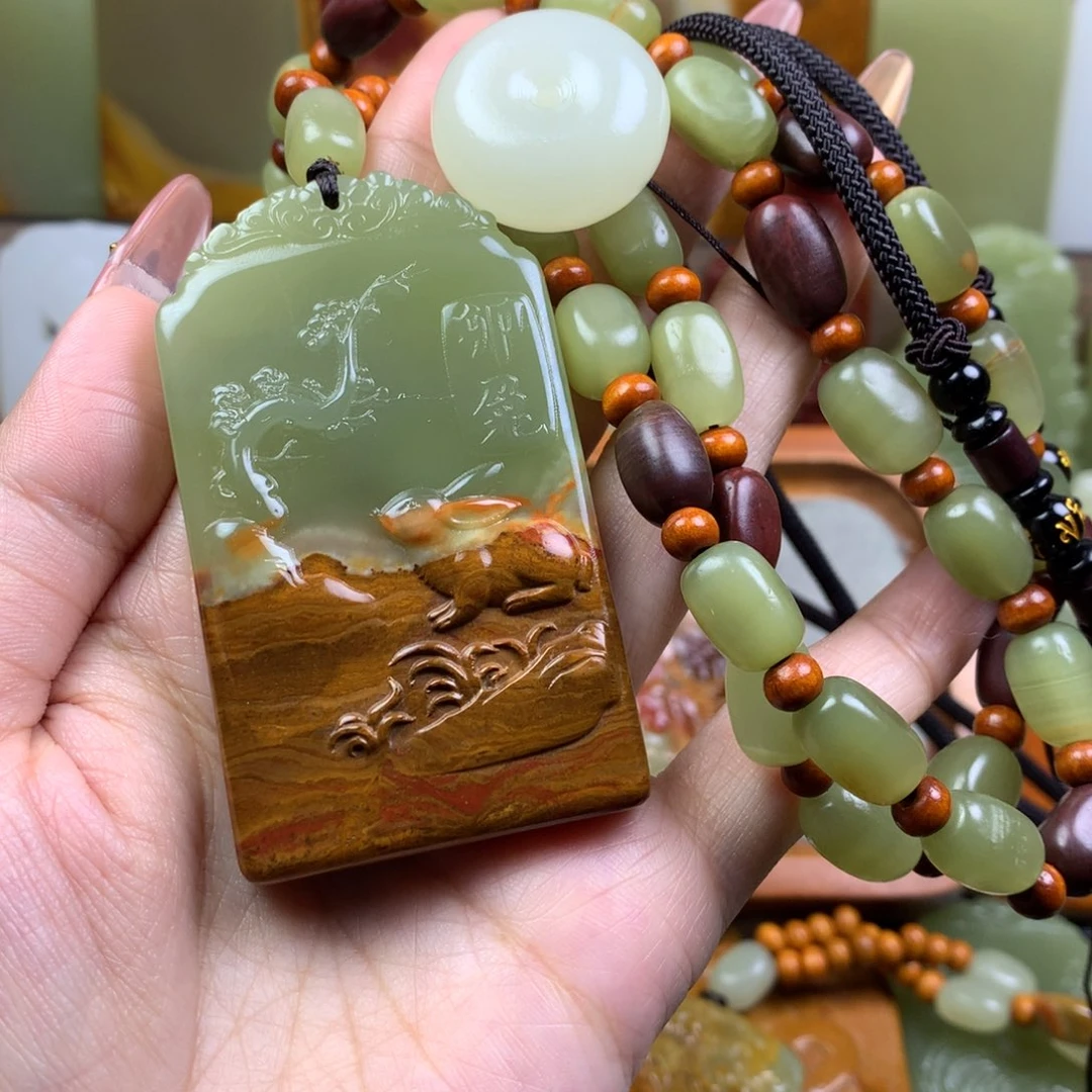 玉新疆昆仑山料牌子