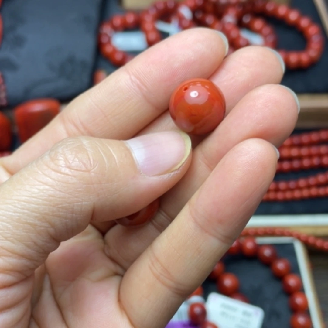 【闪购商品】南红玛瑙单珠14多样性发1未镶嵌