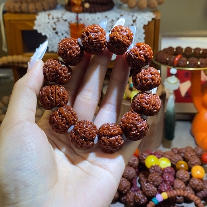 手串金刚菩提206玉华满肉一物