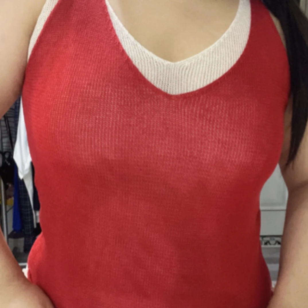 假两件吊带背心女夏季设计感V领双层拼接宽松显瘦无袖上衣